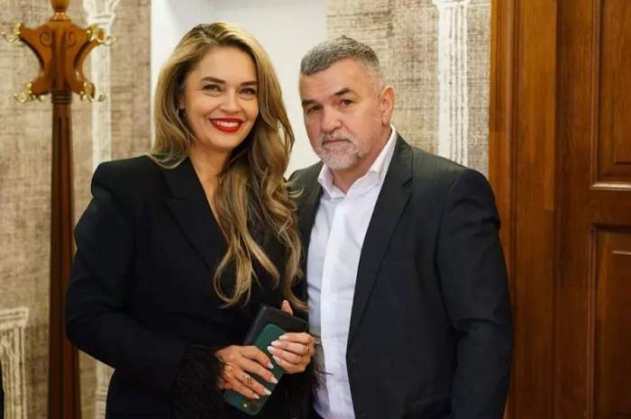 Monica și Leonard Doroftei sunt imbracati elegant
