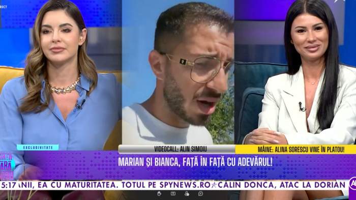 Viața fără filtru. Marian Grozavu și Bianca Dan de la Insula Iubirii, față în față cu Alin Simoiu. Și-ar fi dorit ispita ceva mai mult cu Bianca?