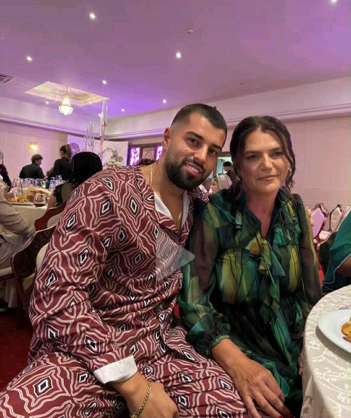 Teo Cosmin și mama lui