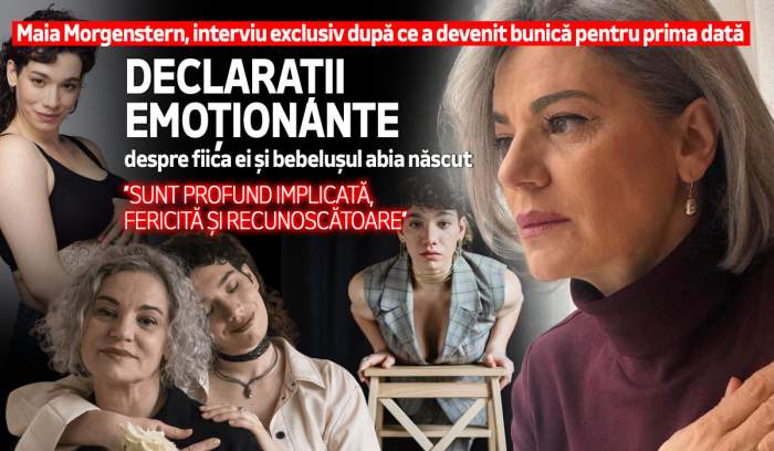 Maia Morgenstern, interviu exclusiv după ce a devenit bunică pentru prima dată Declarații emoționante despre fiica ei și bebelușul abia născut: ”Sunt profund implicată, fericită și recunoscătoare”