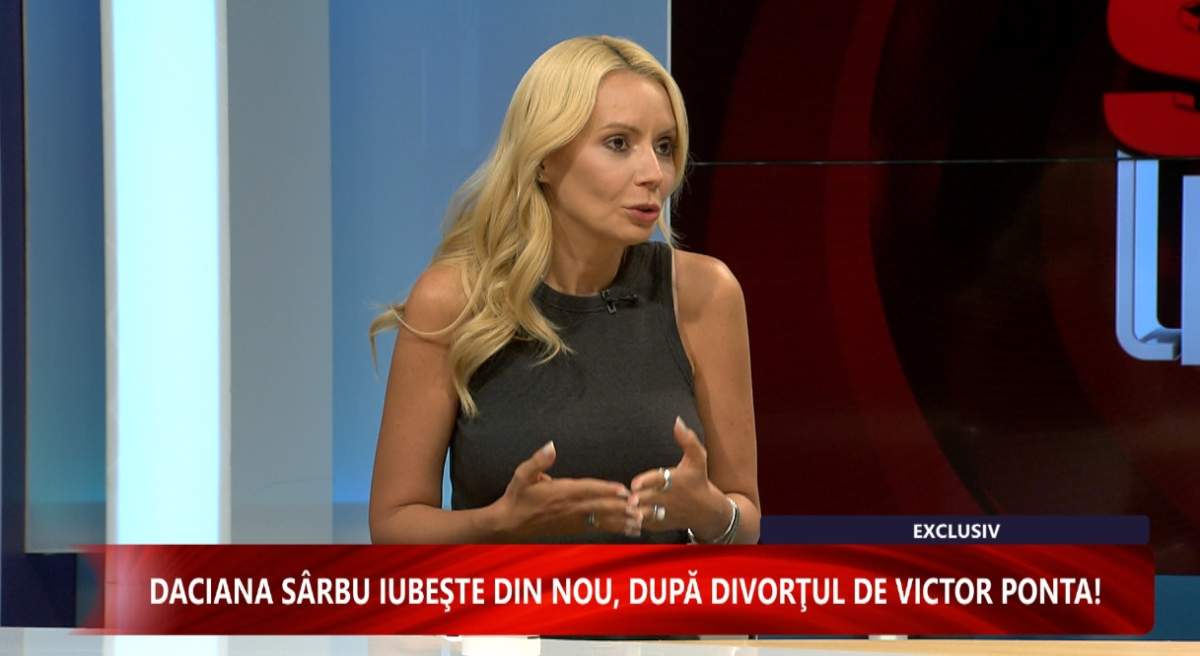 Daciana Sârbu, declaraţii exclusive despre actualul partener, la „Spynews TV”: „Nu este persoană publică”