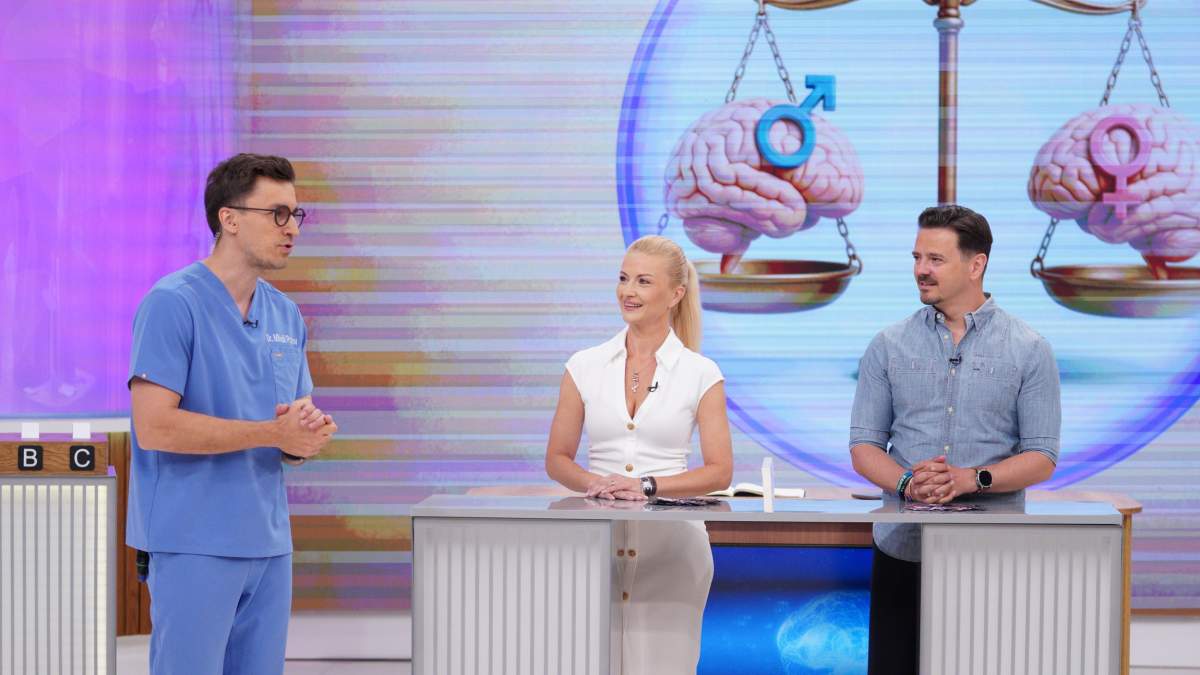 Elwira şi Mihai Petre dezbat la MediCOOL diferența dintre creierul masculin şi cel feminin, astăzi, de la 18.00, pe Antena 1 şi AntenaPLAY