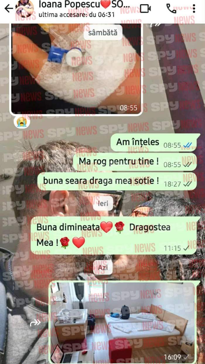 ultimele mesaje ale Ioanei Popescu