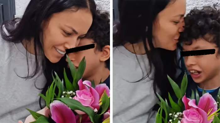 Momente emoționante pentru fosta soție a lui Kamara! Ce surpriză i-a pregătit fiul ei, Leon | VIDEO