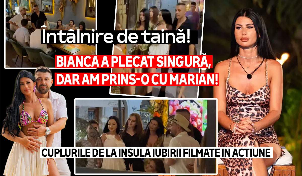 Întâlnire de taină! Bianca a plecat singură, dar am prins-o cu Marian! Cuplurile de la Insula iubirii filmate în acțiune
