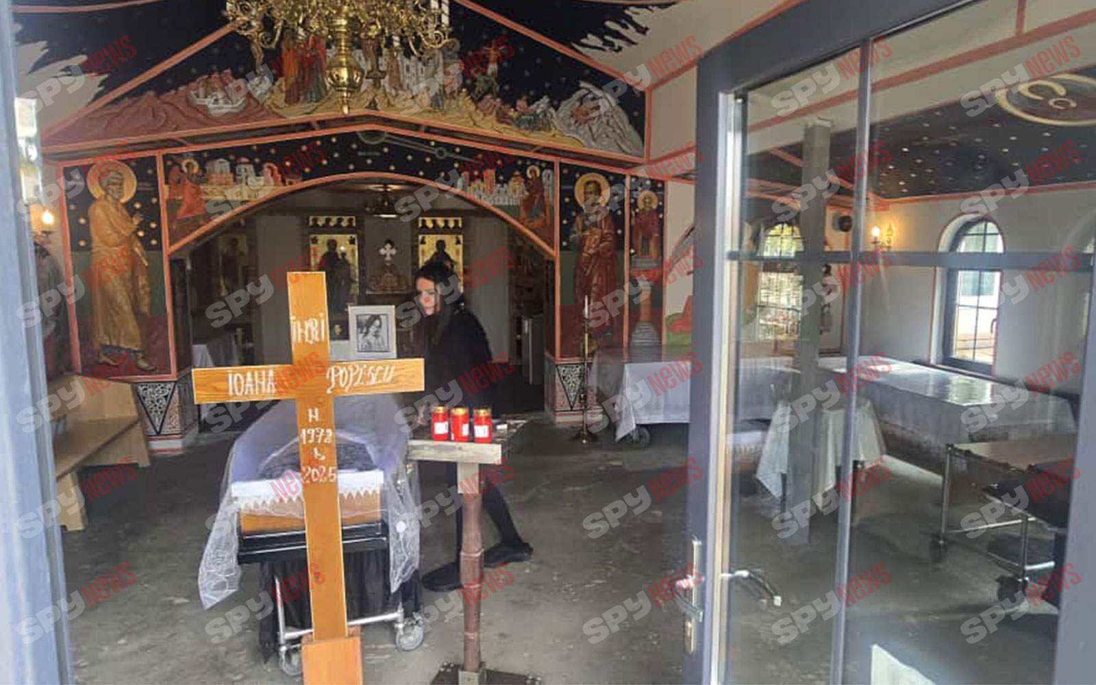 Trupul neînsuflețit al Ioanei Popescu a fost depus la capelă. Primele imagini 