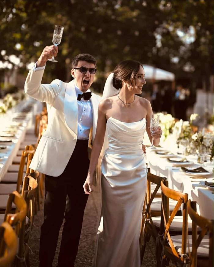 Alexandru Ion și soția lui, Evelyne Vîlcu.