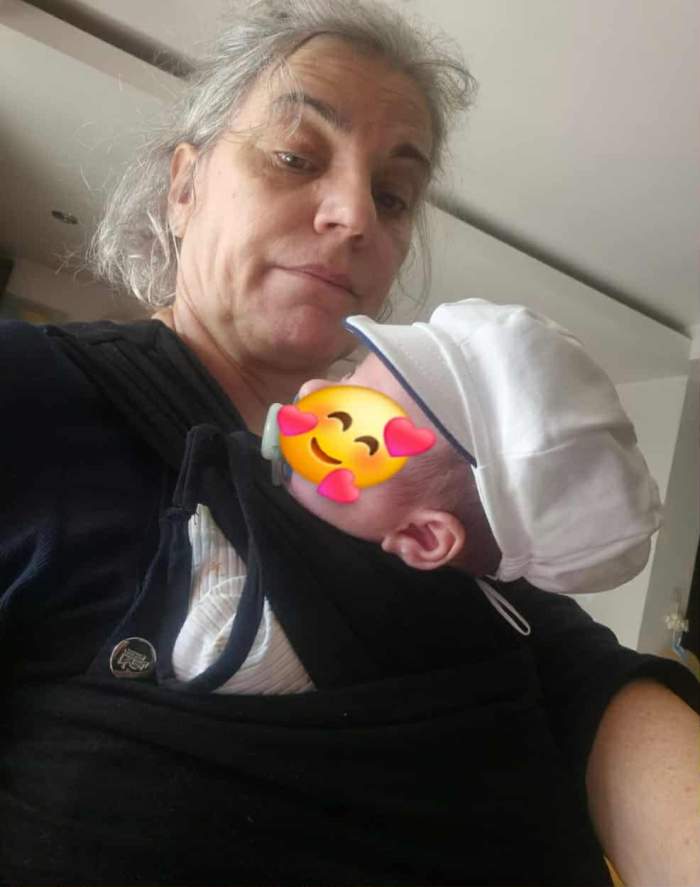 Maia Morgenstern și nepoțelul ei