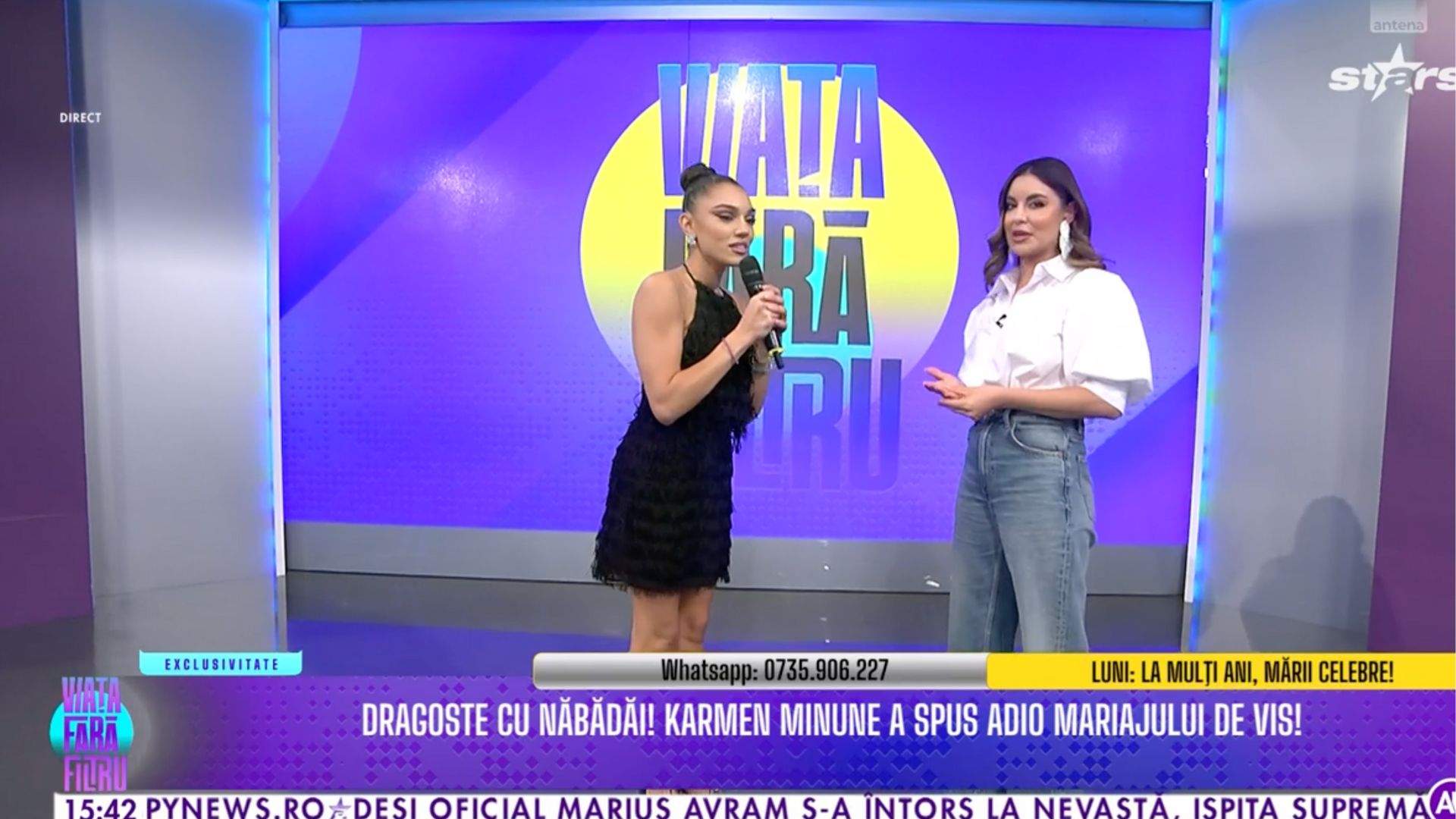 Karmen, despre relația cu fostul soț. Fiica manelistului Adrian Minune a făcut declarații exclusive, la Viața fără filtru