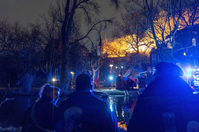incendiu în Amsterdam