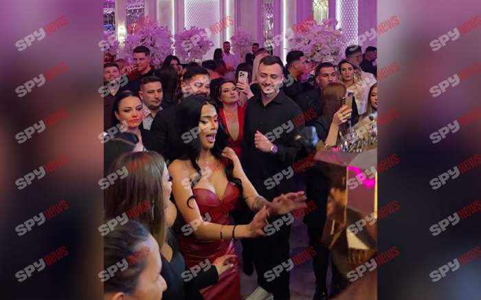 Cum a petrecut Cristina Pucean de Revelion, fără Bogdan de la Ploiești! A ales cea mai sexoasă rochie roșie și a făcut show | VIDEO