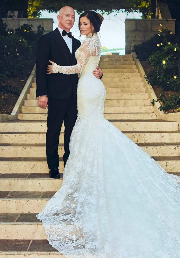 Jeff Bezos și Lauren Sanchez, la nunta lor