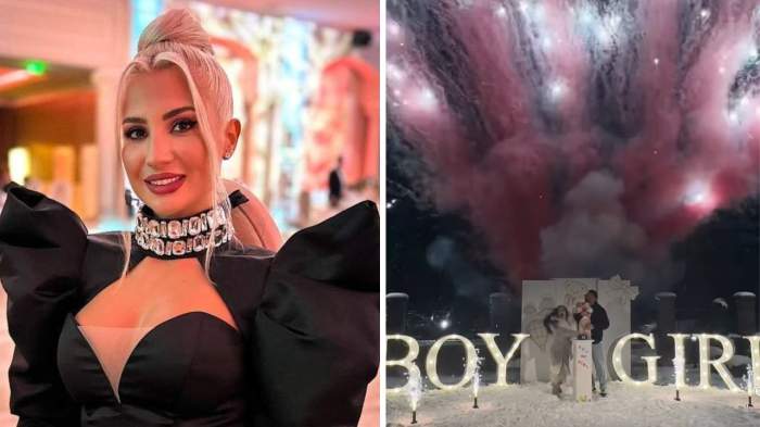 Colaj cu Claudia Puican și petrecerea de gender reveal organizată de Narcy