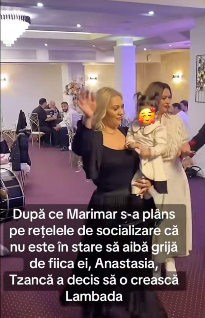 Lambada îi ține în brațe fiica Alinei Marymar