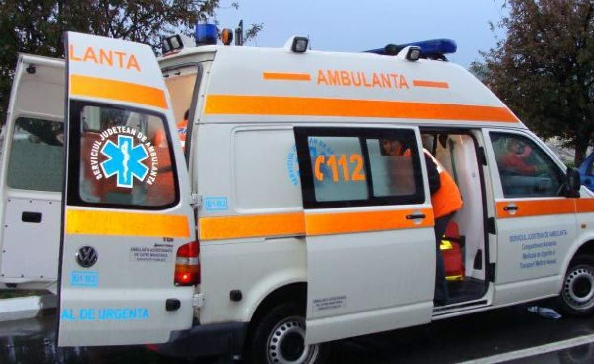 O mașină de ambulanță