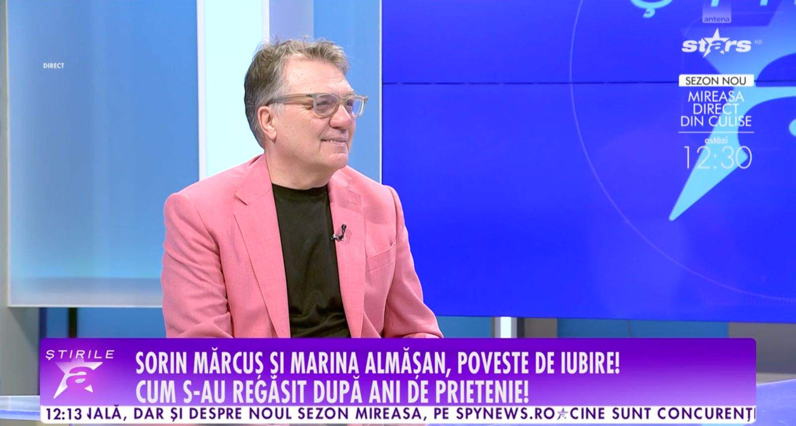 Sorin Mărcuș, la Știrile Antena Stars