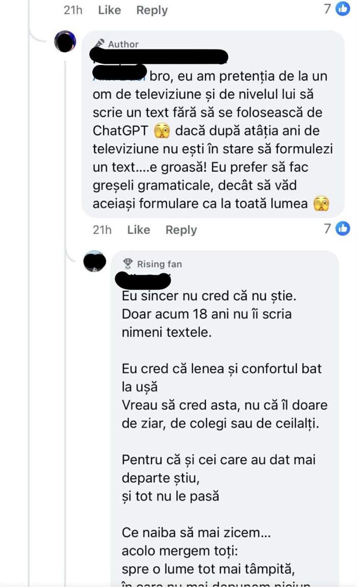 Cătălin Măruță, acuzat că și-a scris mesajul de adio cu Chat GPT! Cum au reacționat fanii