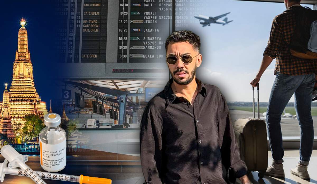 Momente de panică pentru Armin Nicoară în aeroport! Ce a pățit înainte de zborul spre Thailanda: ”Insulina era în ghiozdan”