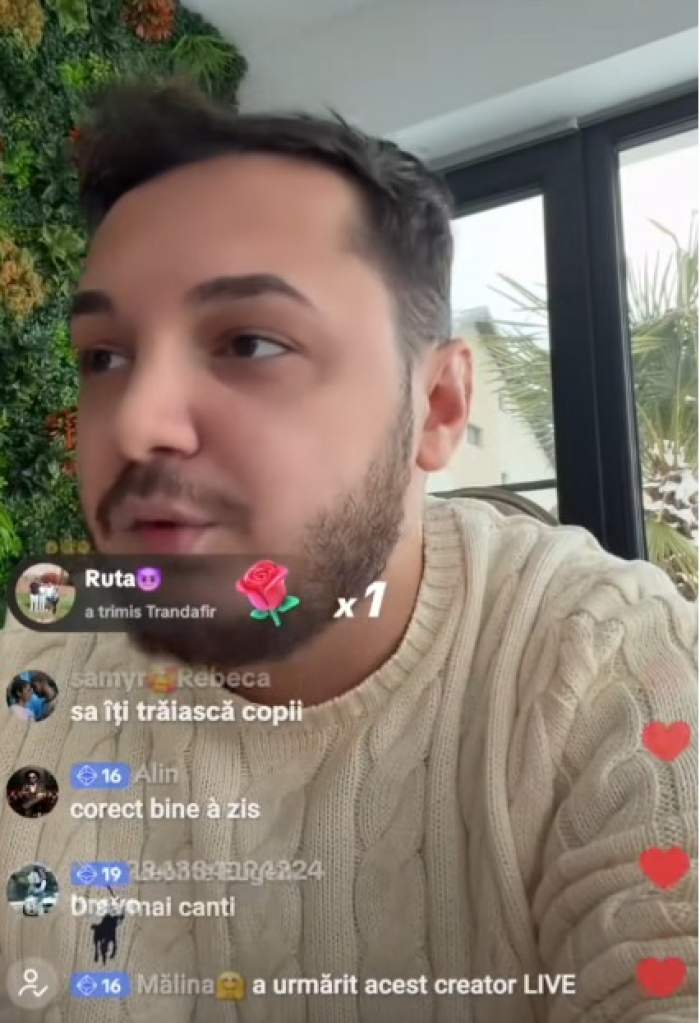 Ionuț Cercel, live pe TikTok