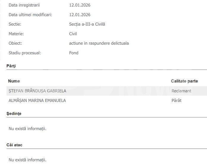 Brândușa Socaciu, declarații exclusive. De ce a decis să o dea în judecată pe Marina Almășan