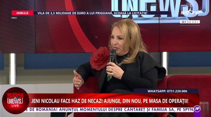 Jeni Nicolau, la spynews tv