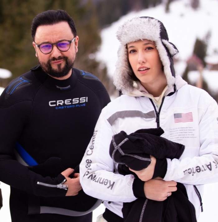 Cătălin Măruță și Ines Stana, la munte