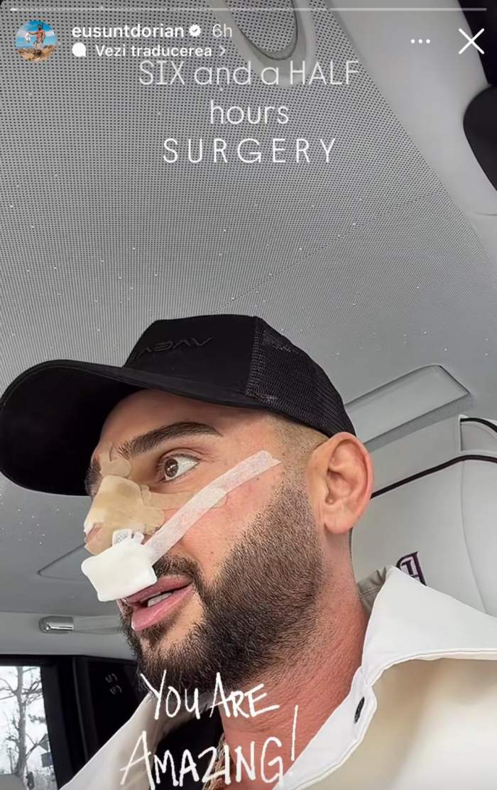 Dorian Popa, în mașină