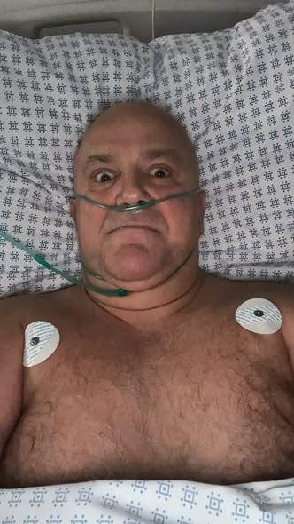 Florin Petrescu, pe patul de spital
