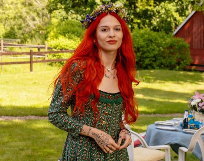 Marilu Dobrescu, în natură