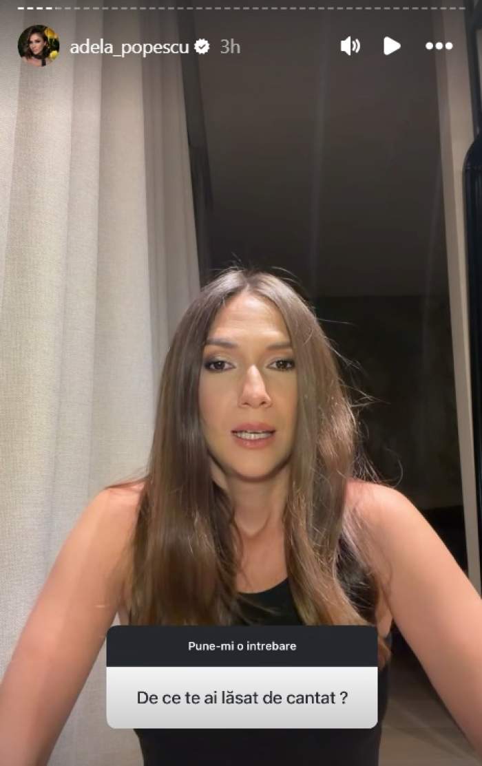De ce a renunțat Adela Popescu să mai cânte! Soția lui Radu Vâlcan a clarificat situația