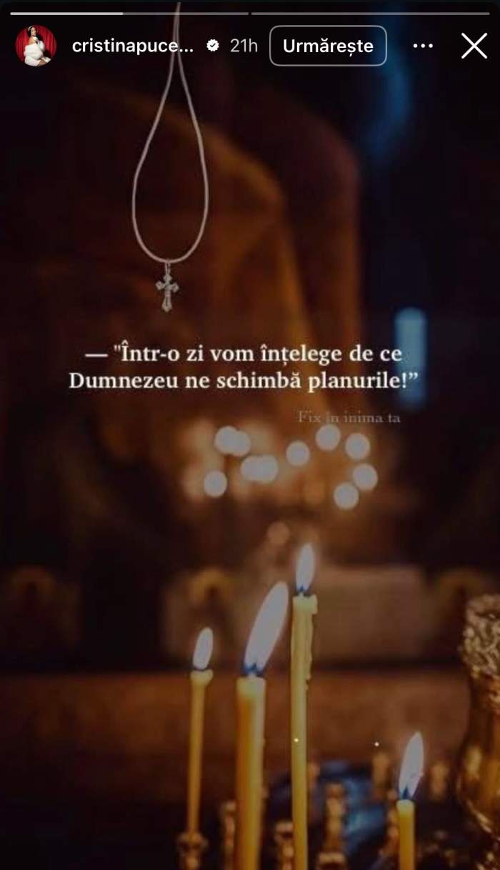 Mesajul postat de Cristina Pucean