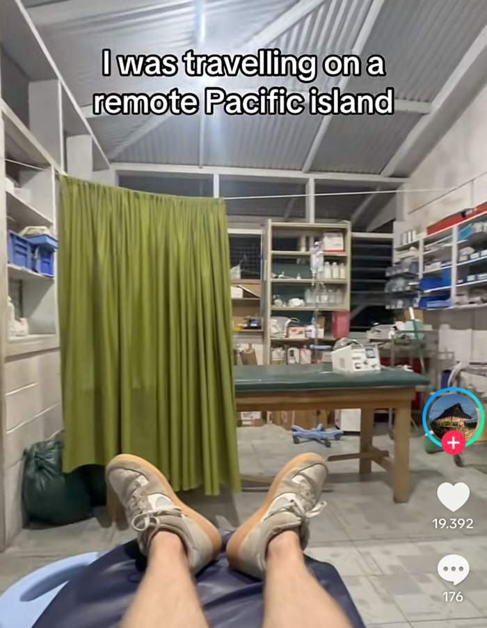 Călătorul, pe patul de spital