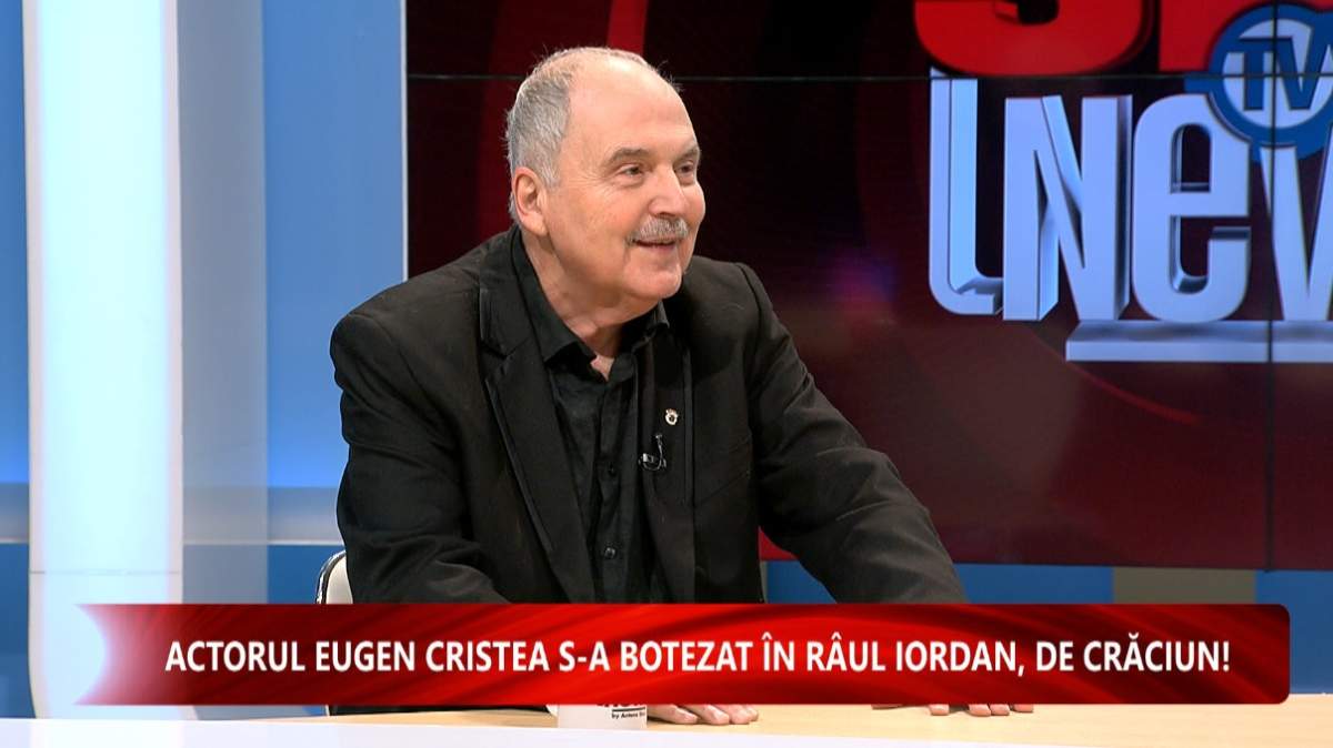 Actorul care s-a botezat în râul Iordan, în ziua de Crăciun! Detalii, duminică, la "Spynews TV"