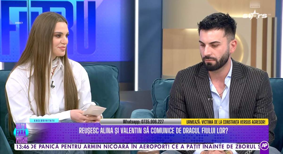 Alina și Valentin, la Viața fără filtru
