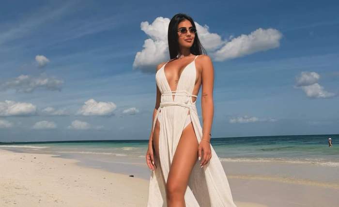 Vanessa, pe plaja din Tulum