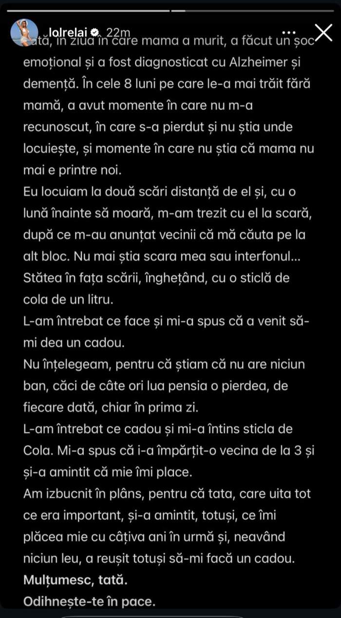 Mesajul postat de Lolrelai