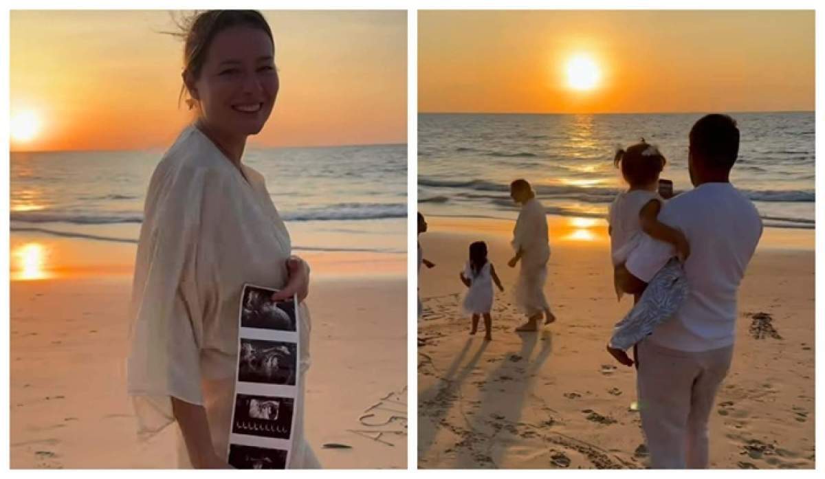 Colaj foto cu Laura Cosoi și familia