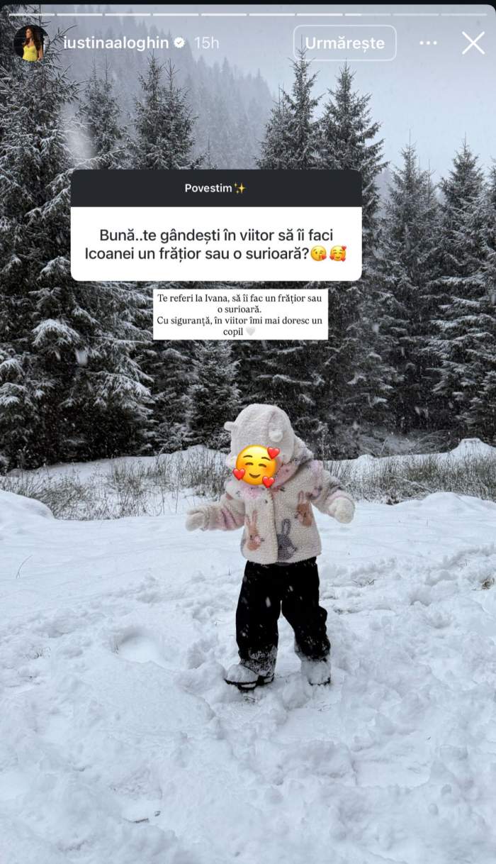 Mesajul transmis de Iustina Loghin