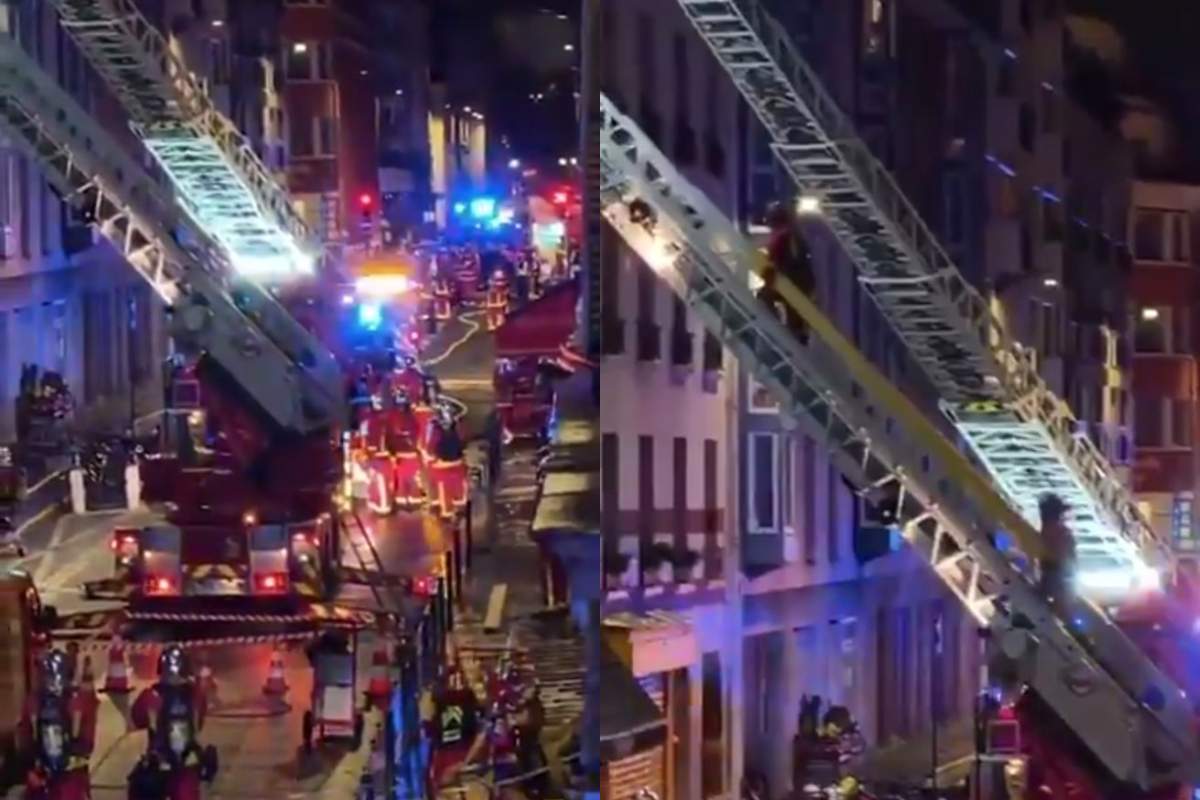 Incident grav în Paris! Un etaj unde se aflau aproximativ 50 de persoane s-a prăbușit