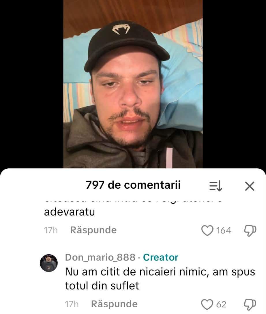 mesajul lui Mario Iorgulescu