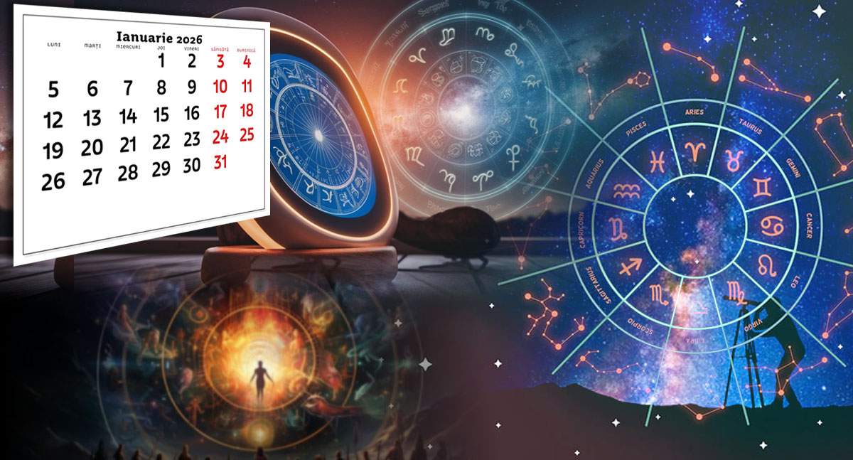 Horoscopul lunii ianuarie 2026! Astrograma pentru fiecare zodie în parte