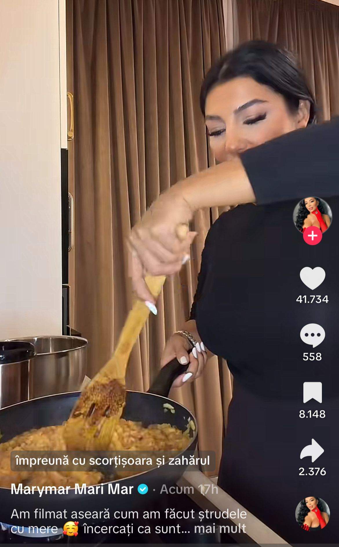 Alina Marymar, gătind