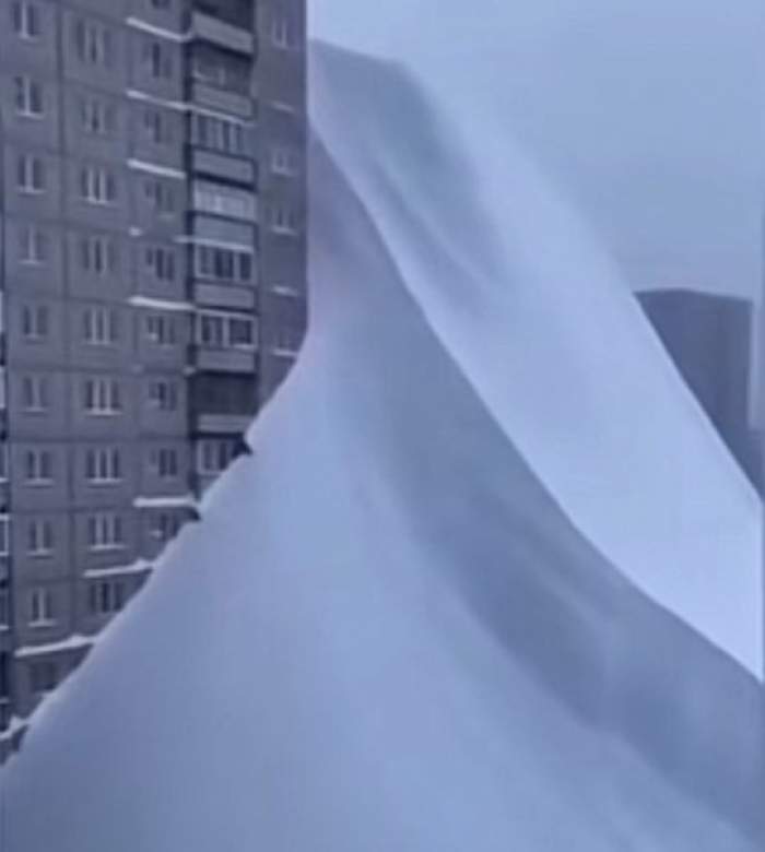 Zăpada imensă din Rusia