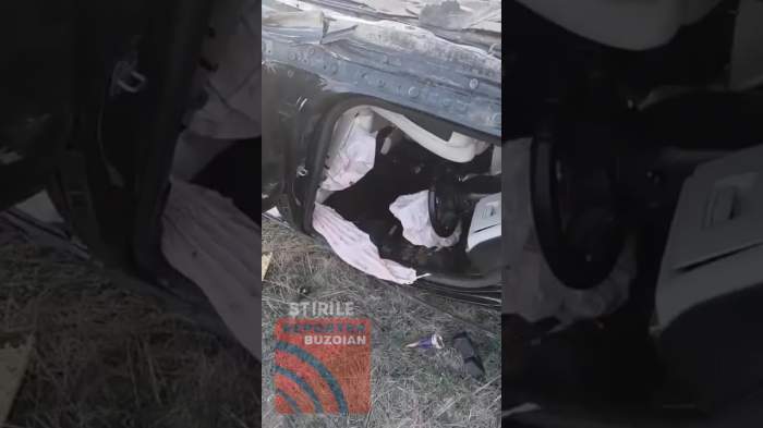 Accident în Buzău