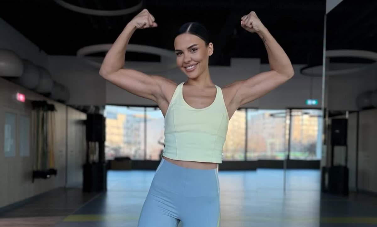 Andreea Popescu și-a etalat mușchii
