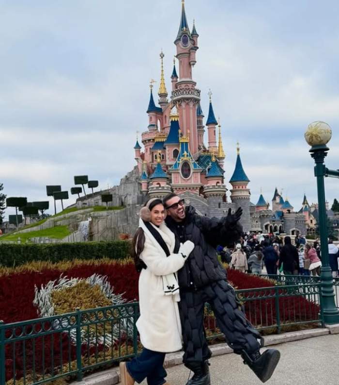 dorian popa si andreea, sotia lui, in paris