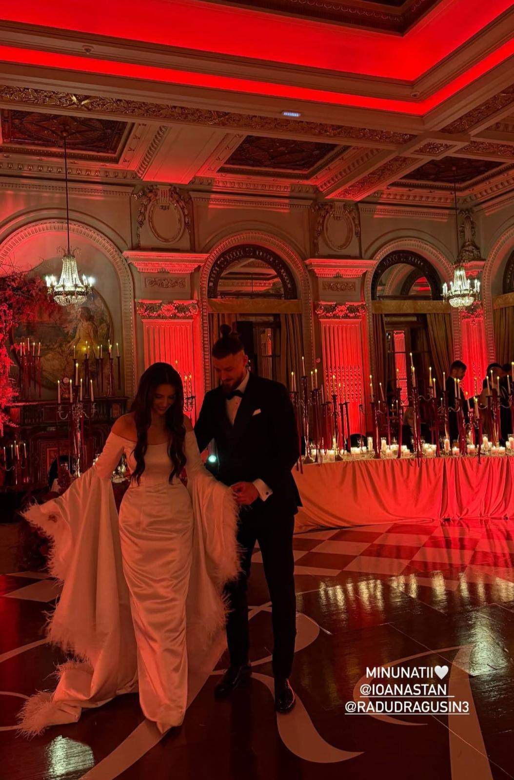 Ioana Stab și fotbalistul, la nunta lor