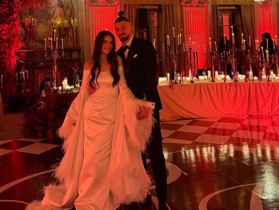 Radu Drăgușin și Ioana Stan, la nuntă