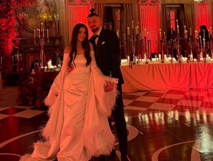 Radu Drăgușin și Ioana Stan, la nuntă