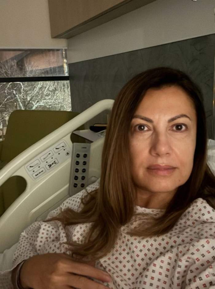 Dana Sota, pe patul de spital